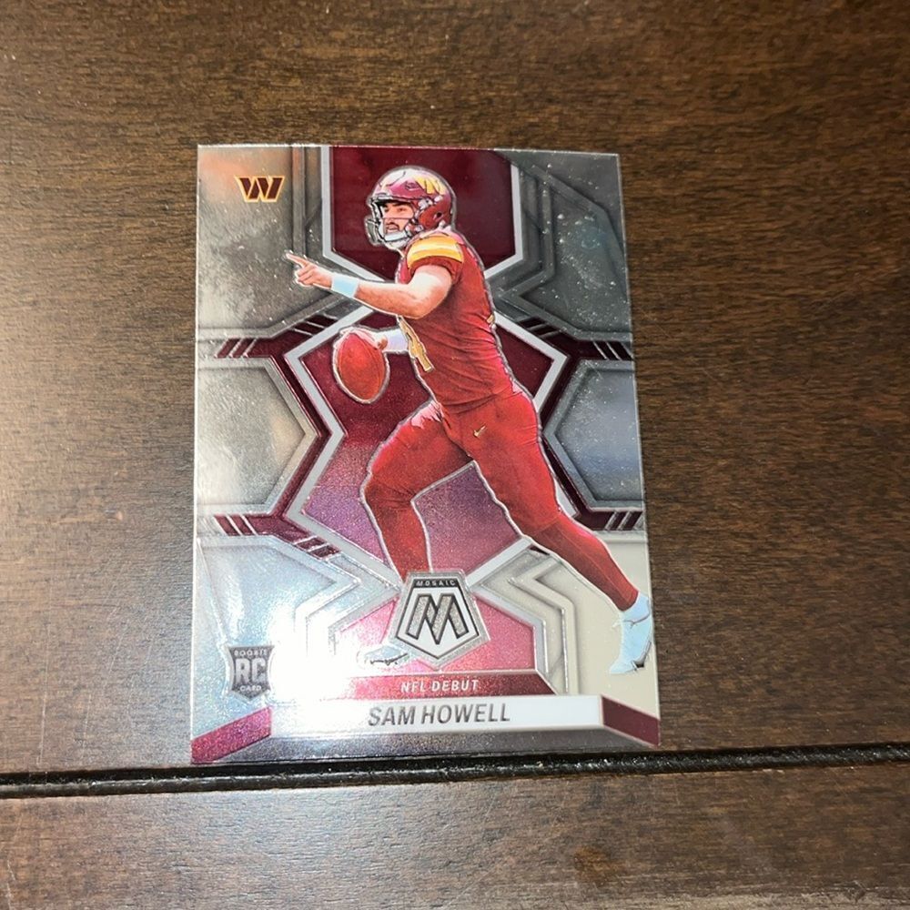 Sam Howell, NFL Debut 2022 Rookie Card Panini Washington Commanders #274 UNC NC